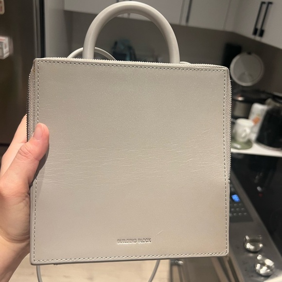 Building Block Box Bag Grey Color - Picture 3 of 9